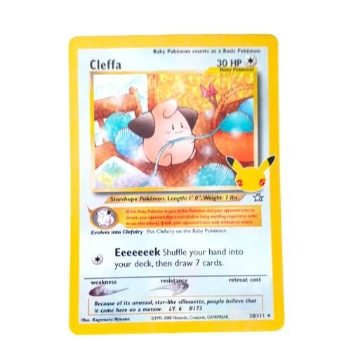 Pokemon TCG Celebrations Cleffa 20/111