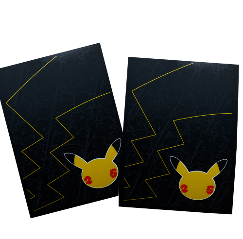 Pokemon TCG Celebration Pikachu sleeves zwart