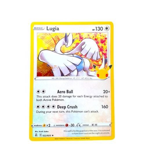 Pokemon TCG Celebrations Lugia 22/25