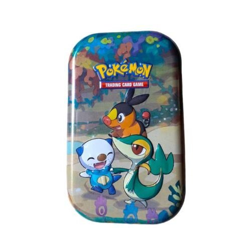 Pokemon TCG lege mini tin Tepig, Oshawott en Snivy