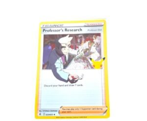 Professor's Research (Professor Oak) 023/025 uit Celebrations, raw kaart