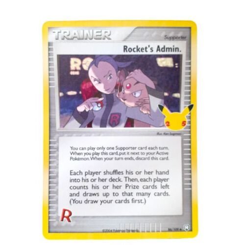 Pokemon TCG Celebrations Rocket's Admin 86/109