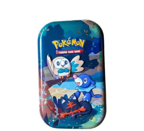 Pokemon TCG lege mini tin Rowlet, Litten en Popplio