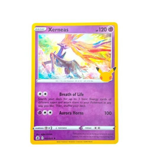 Pokemon TCG Celebrations Xerneas 12/25