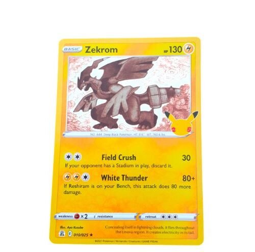 Pokemon TCG Celebrations Zekrom 10/25