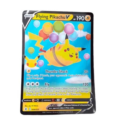 Pokemon TCG Celebrations Flying Pikachu V 6/25