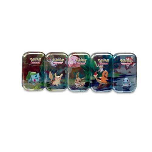 Pokemon Kanto Friends Mini Tin