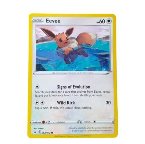 Pokemon TCG Shining Fates Eevee 52/72