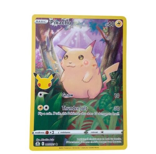 Pokemon TCG Celebrations Pikachu 5/25