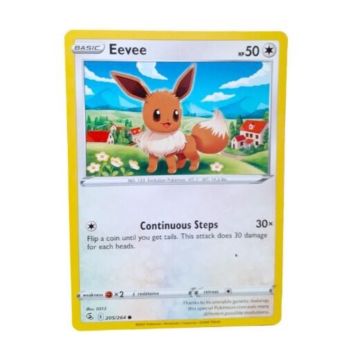 Pokemon TCG Fusion Strike Eevee 205/264