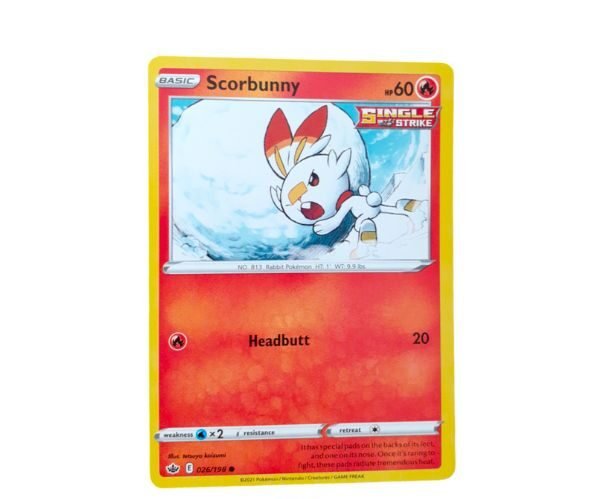 Pokemon TCG Chilling Reign Scorbunny 125/198