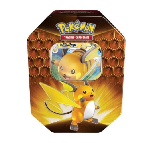 Pokémon TCG lege tin Hidden Fates met Raichu