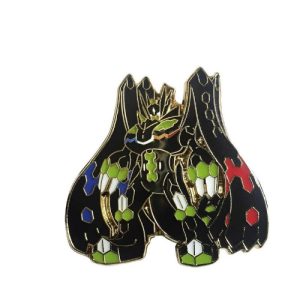 Pokémon TCG pin van Zygarde Complete Forme met goudkleurige rand, vooraanzicht