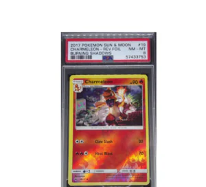 Pokemon TCG PSA 8 Charmeleon reverse holo Burning Shadows