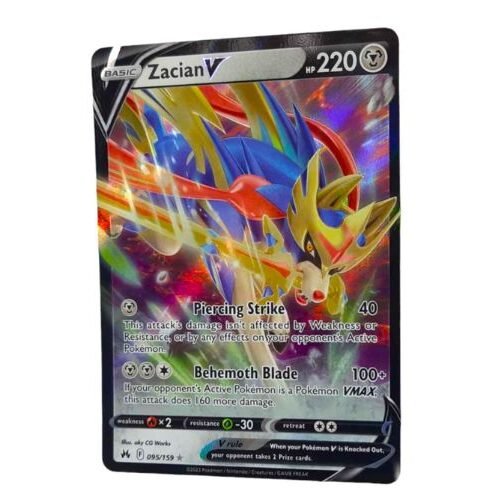 Pokémon TCG Crown Zenith Zacian V 95/159