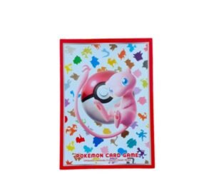 Losse 151 sleeve met Mew in een Poké Ball en kleine Pokémon-silhouetten