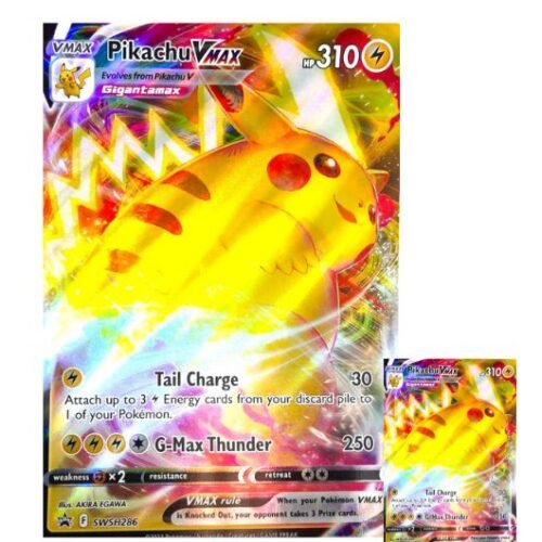 Pokemon TCG Pikachu VMAX Jumbo Pokemonkaart