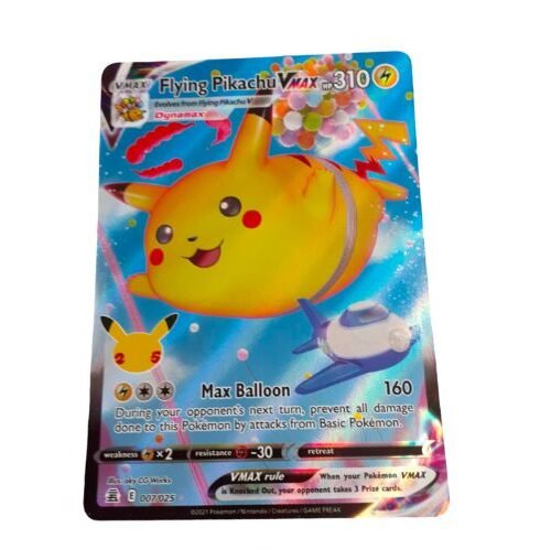 Pokémon TCG Celebrations Flying Pikachu Vmax 7/25