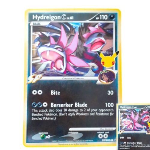 Hydreigon Lv 61 SWSH 138 Jumbo Pokemonkaart