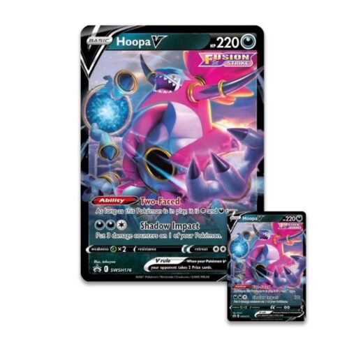 Pokemon TCG Hoopa V Jumbo SWSH176 Pokemonkaart