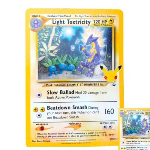 Pokemon TCG Light Toxtricity SWSH 137 Jumbo Pokemonkaart