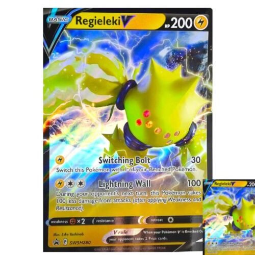 Pokémon TCG Regieleki V Jumbo Pokemonkaart