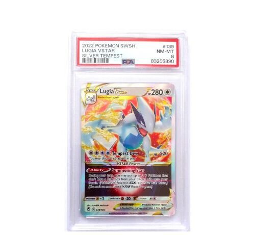 Lugia VSTAR 139/195 Silver Tempest PSA 8