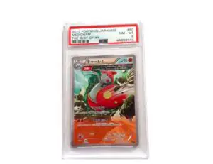 Japanse Medicham 60 uit The Best of XY in een PSA 8 slab, vooraanzicht
