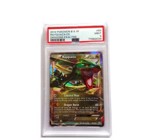 Rayquaza EX 85/124 Dragons Exalted PSA 9