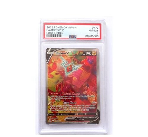 Rotom 177/196 Lost Orign PSA 8