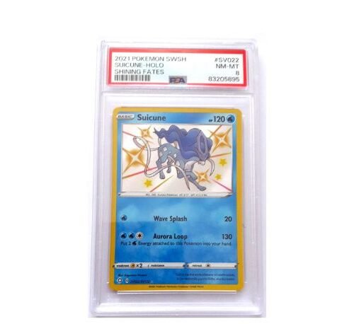 Suicune SV022/SV122 Shining Fates PSA 8