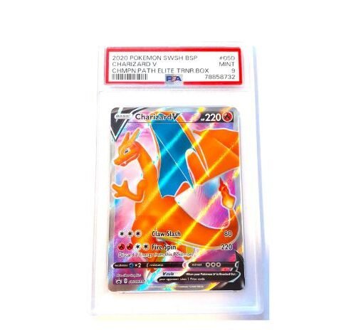 Charizard V swsh Black Star Promo PSA 9