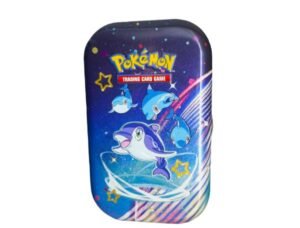 Lege mini tin met Finizen op het deksel, vooraanzicht