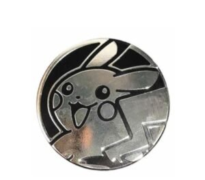 Pokemon zilveren Pikachu munt