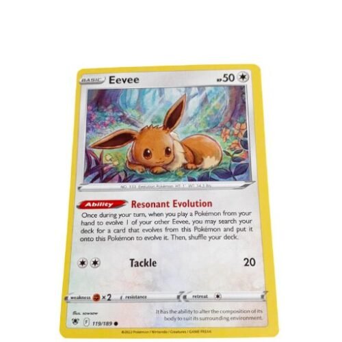 Pokemon TCG Astral Radiance eevee 119/189