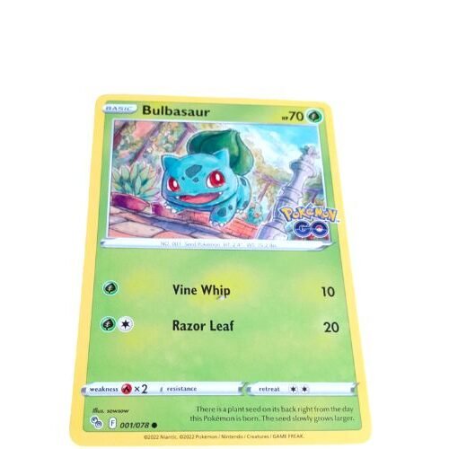 Pokemon TCG Pokemon GO Bulbasaur 1/78