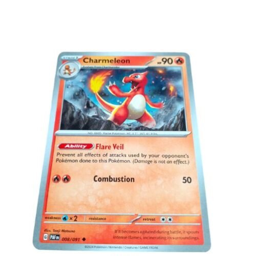 Pokemon TCG Paldean Fates Charmeleon 8/91