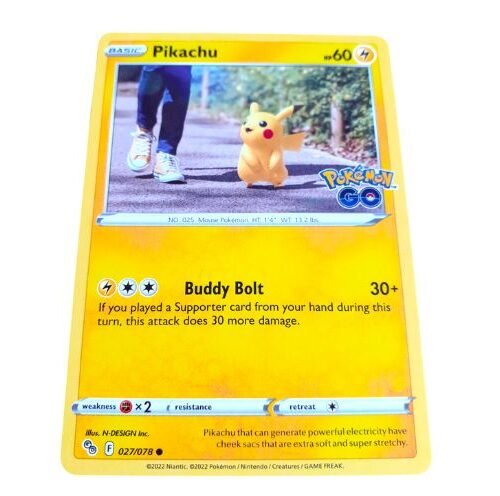 Pokemon TCG Pokemon GO Pikachu 27/78