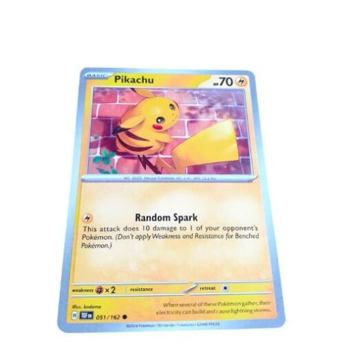 Pokemon TCG Temporal Forces Pikachu 51/162