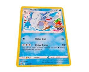 Wartortle 16/78 uit de Pokémon GO set, Pokémon-kaart met de aanvallen Water Gun en Hydro Pump