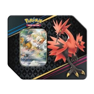 Pokemon TCG grote Galarian Zapdos lege tin