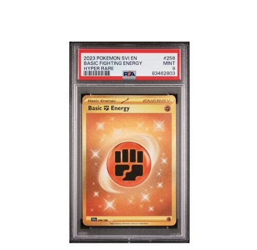Fighting Energy Scarlet en Violet PSA 9