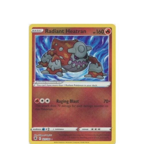 Pokemon TCG Astral Radiance Radiant Heatran 027/189