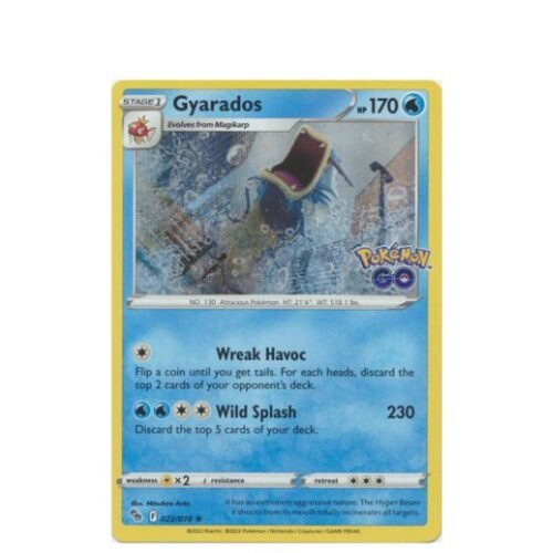 Pokemon GO Gyarados holo 22/78