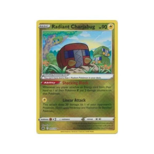 Pokemon Crown Zenith Radiant Charjabug 51/159