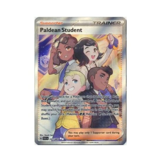 Pokemon TCG Paldean Fates Paldean Student 231/91