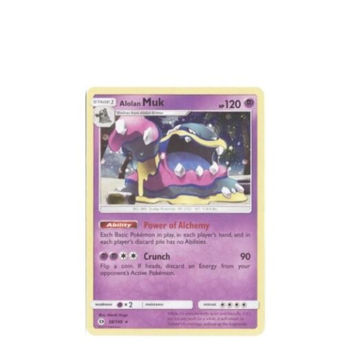 Alolan Muk 58/149 Sun en Moon promo