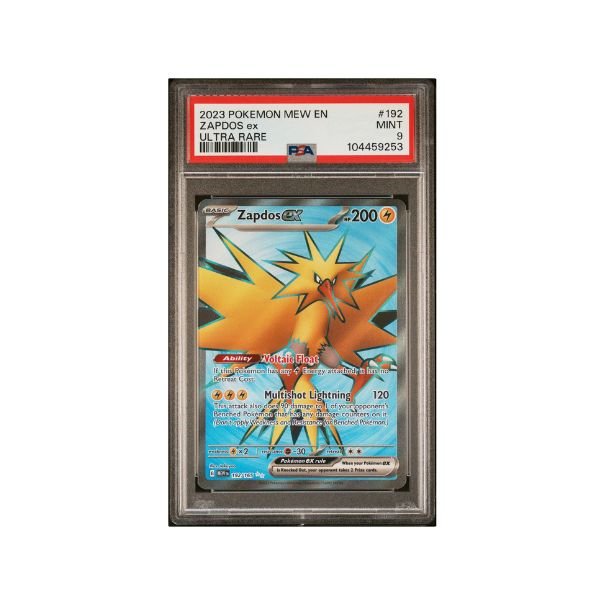 Zapdos ex 192/165 151 PSA 9