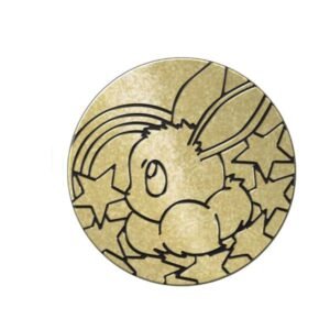 Gouden eevee munt