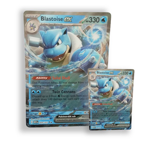 Pokemon TCG Blastoise ex jumbo Pokemonkaart 1 Pokemon TCG Blastoise ex jumbo Pokemonkaart